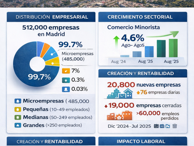 Radiografía Económica de los Pequeños Negocios y Pymes en Madrid en 2025