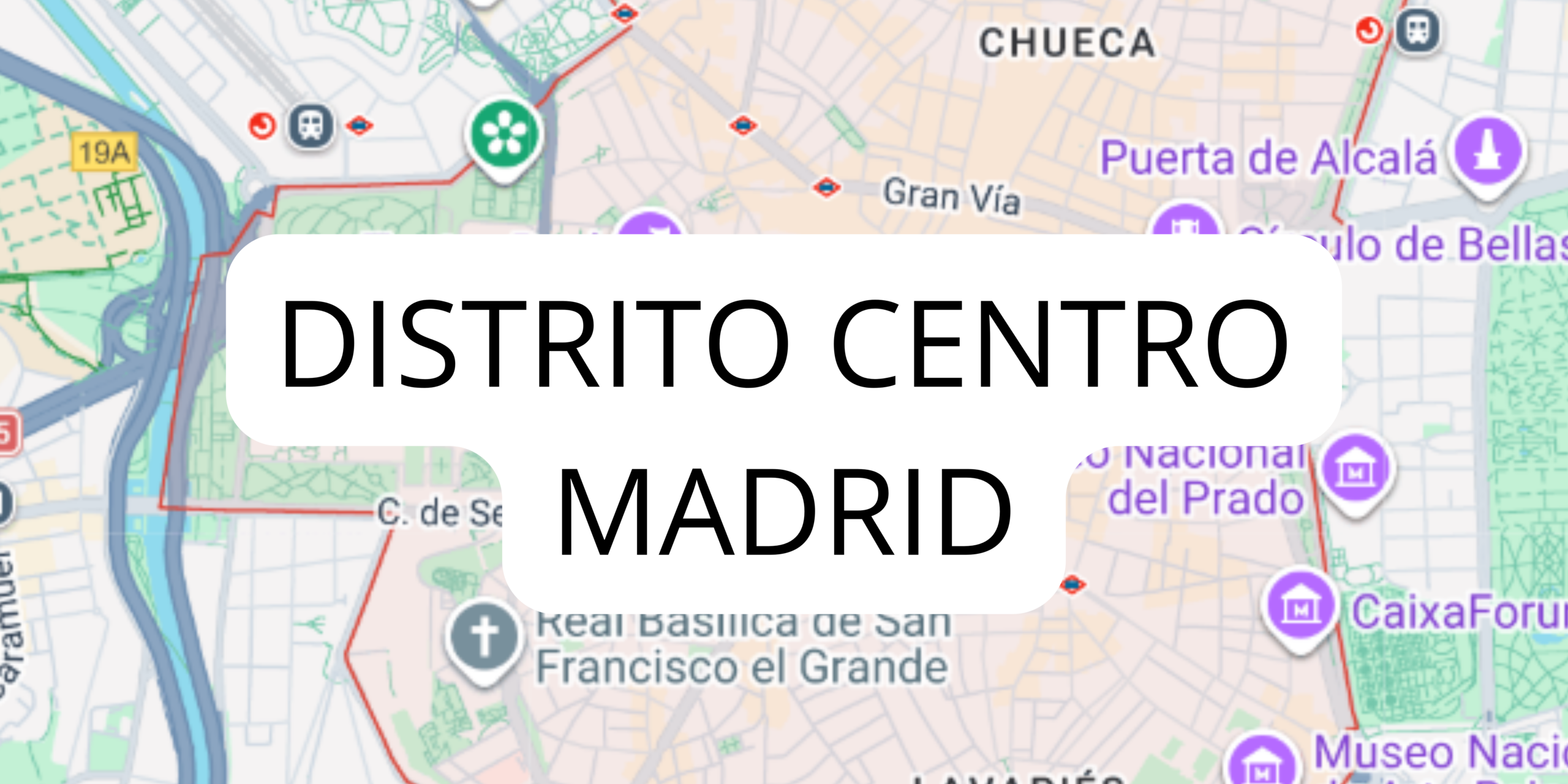 Barrios y calles del Distrito Centro